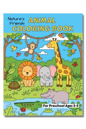 NATURE'S FRIENDS ANIMAL COLORING BOOK,